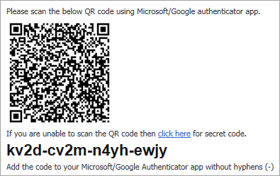 google authenticator qr code